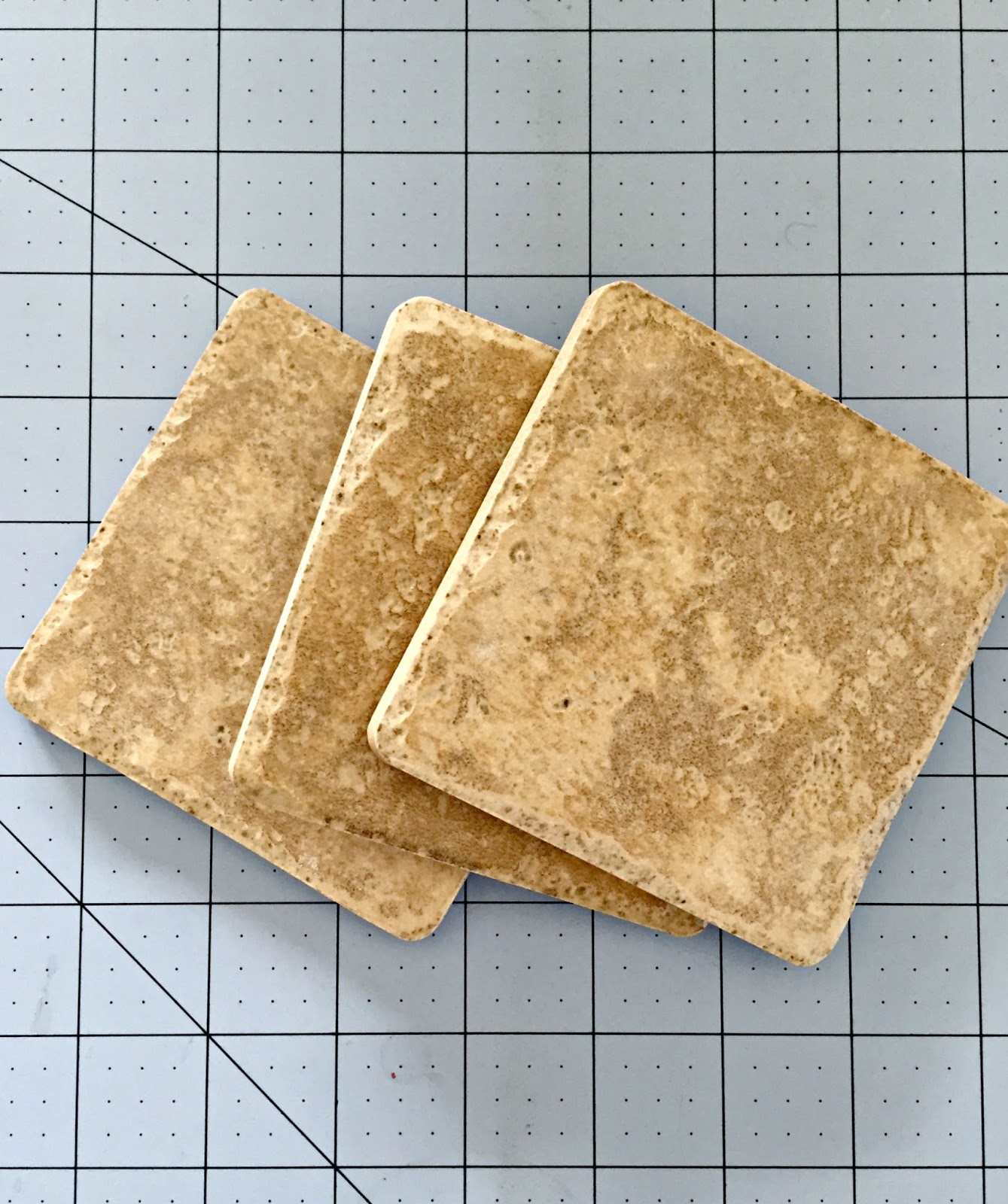 How to Make Mod Podge Photo Coasters Using Square Tiles
