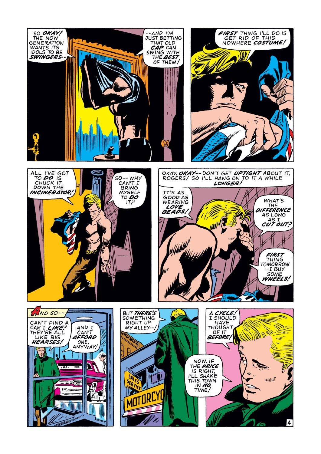 Read online Captain America (1968) comic -  Issue #128 - 5