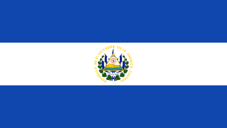 Bendera identitas negara El Salvador