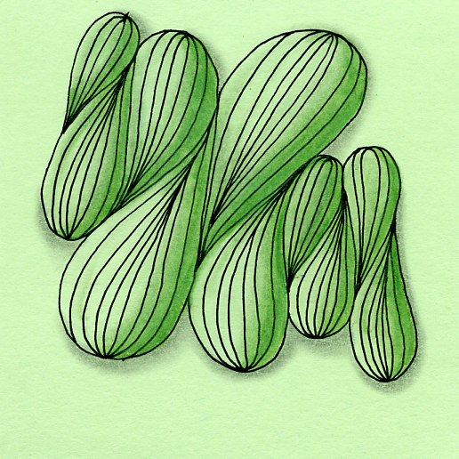 Time for Tangling Saturday's Tangle Onion Drops