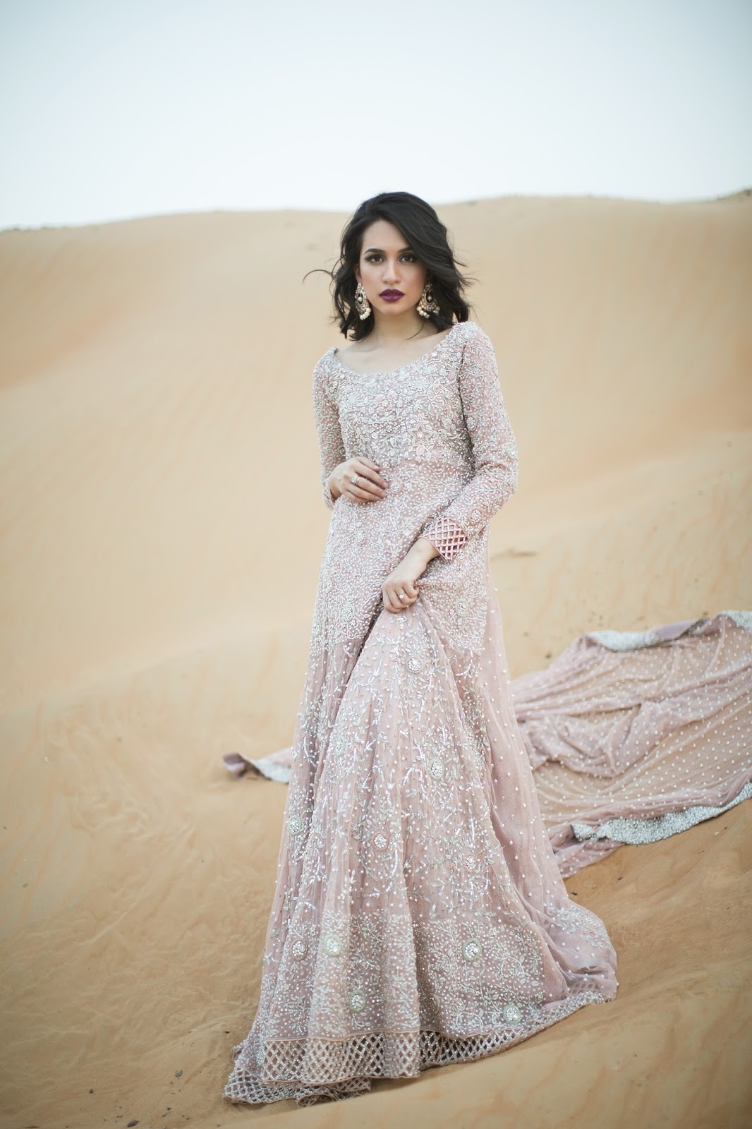 Pakistani Model Sana Ansari Looks Gorgeous In Her Latest Photo shoot For Designer Ansab Jahangir