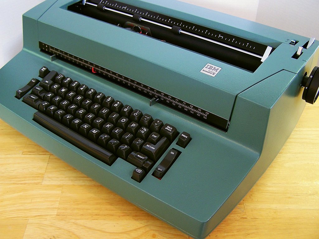 IBM Selectric Typewriters Refurbished Selectric II in Willow Green SOLD