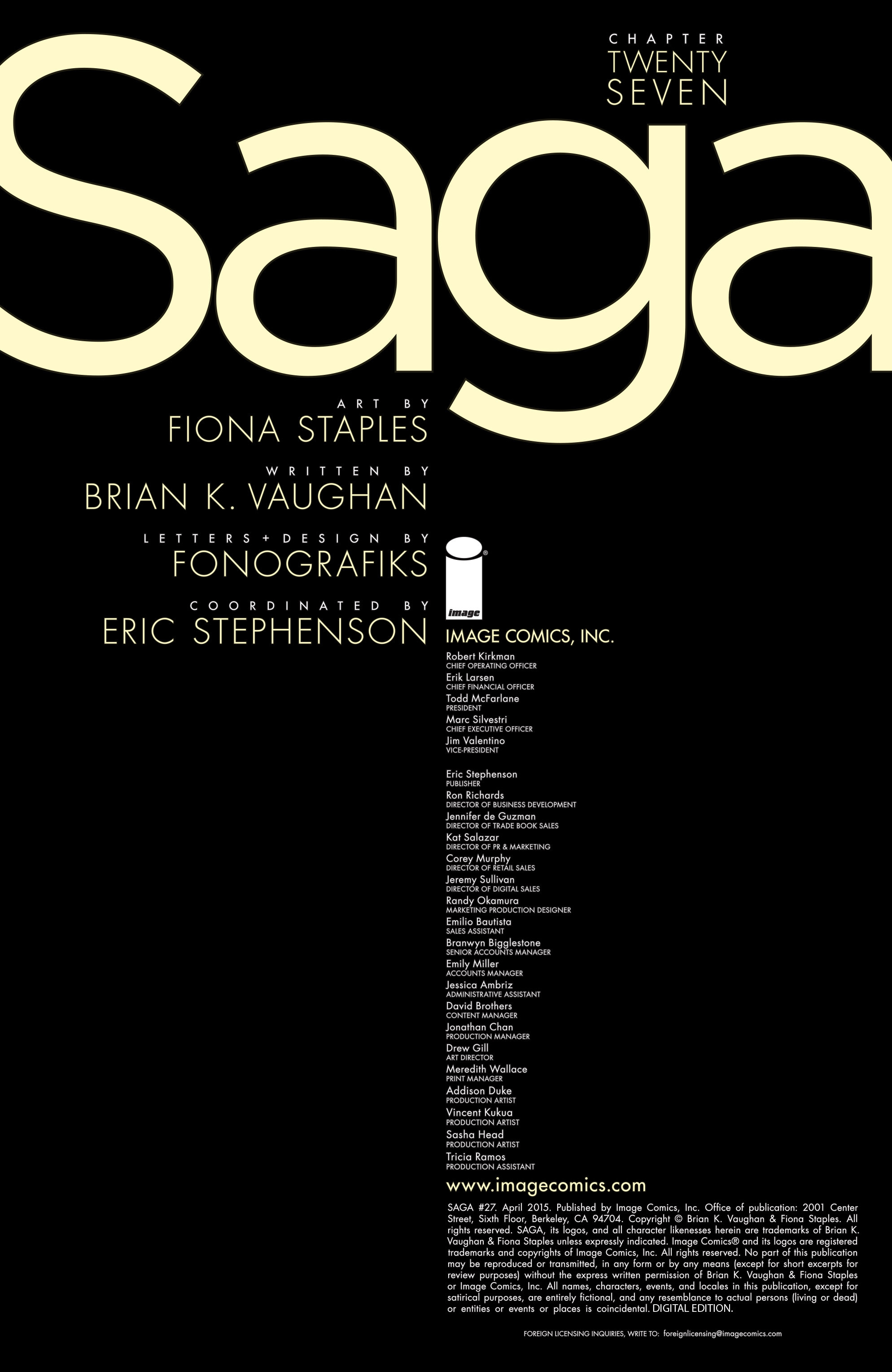 Read online Saga comic -  Issue #27 - 2