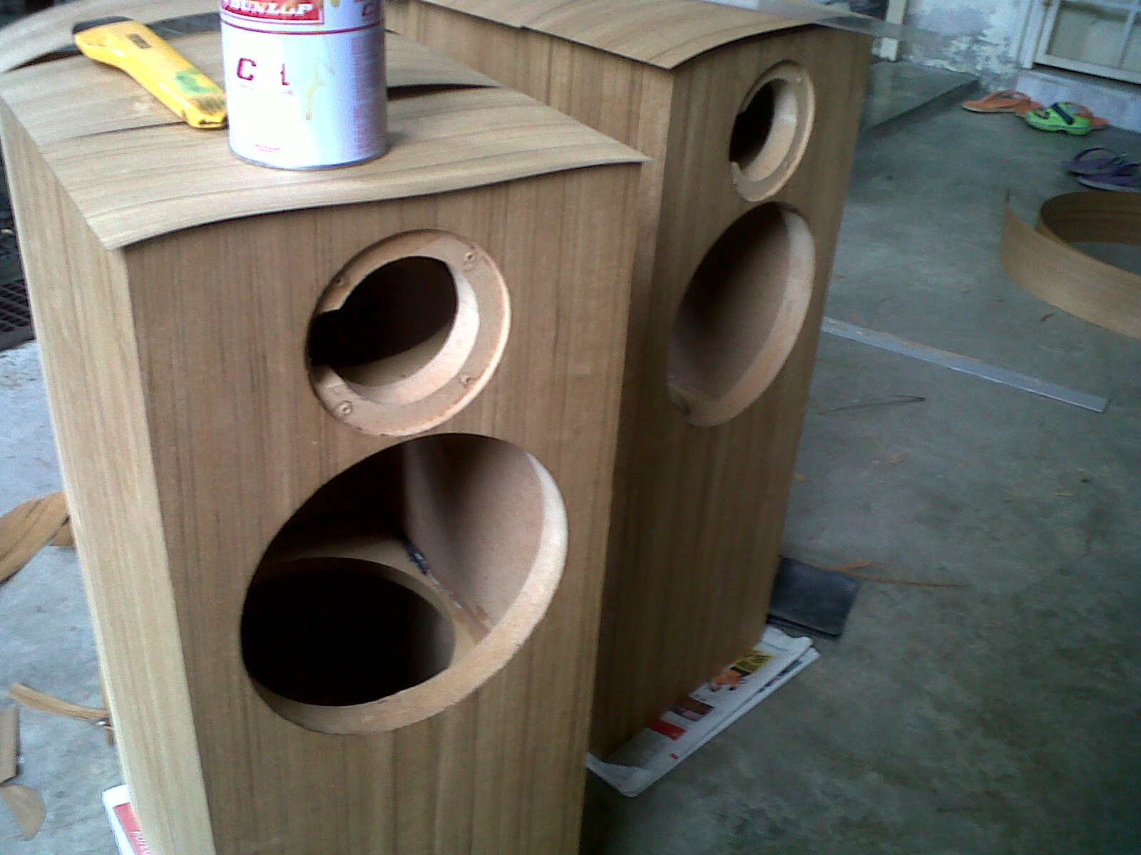 Loudspeakers101 Upgrade from Vinyl to real wood veneer