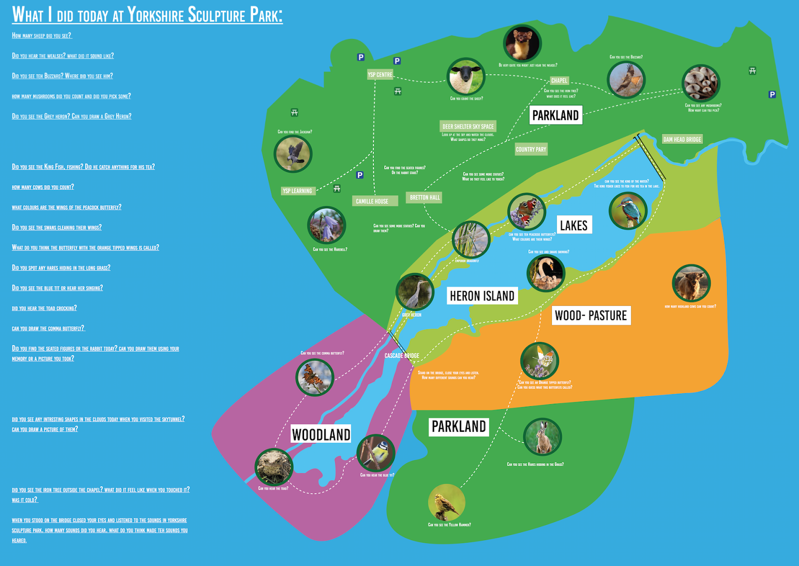 Yorkshire Sculpture Park Map Ellie-Mae Graphic Design: Yorkshire Sculpture Park With My Nephew