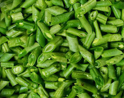 How to cut green beans- picture
