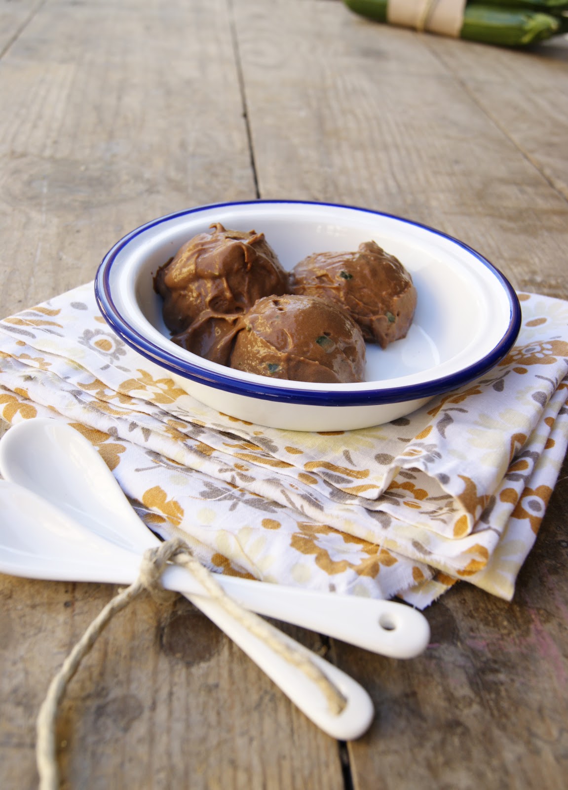 Zero in cucina Chocolate & Zucchini ice cream