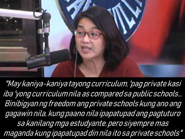 In 2010, the Department of Education (DepEd) released a policy that restricts teachers to give their students homeworks on weekends to all public schools across the country.  Recently, a suggestion from parents came up that private schools b included in the "no weekend homework policy" by DepEd.    Advertisement        Sponsored Links                The DepEd memorandum no. 392 section 4 reads:  4. Therefore, no homework/assignment shall be given during weekends for pupils to enjoy their childhood, and spend quality time with their parents without being burdened by the thought of doing lots of homework.  Atty. Claire Castro said that only public elementary are directly under the memorandum but it is also possible to include private schools if they wish to.      DepEd said that the limited assignment policy brings a positive result to the students. DepEd Usec. Anne Sevilla said that education has to be holistic because the children also need time for self-care as a part of their personal development.     However, a group of private schools disagrees with it saying that it is more important that children have assignments during weekends.      READ MORE:  11 OFWs Illegaly Detained In A Room For 1 Week, Asking For Help Can A Family Of Five Survive With P10K Income In A Month?    DTI Offers P5K To P200K To Small Business Owners    How Filipinos Can Get Free Oman Visa?    Do You Know The Effects Of Too Much Bad News To Your Body?    Authorized Travel Agency To Process Temporary Visa Bound to South Korea    Who Can Skip Online Appointment And Use The DFA Courtesy Lane For Passport Processing?    P200-Subsidy To Minimum Wage Earners Nationwide— DOLE    80,000 Filipino Seafarers at the Brink Of Losing Jobs?    Complete List Of Contacts For OFWs In The UAE    Leptospirosis Awareness, Causes And Prevention    Visa-Free entry For Filipinos In Taiwan, Extended Until 2019