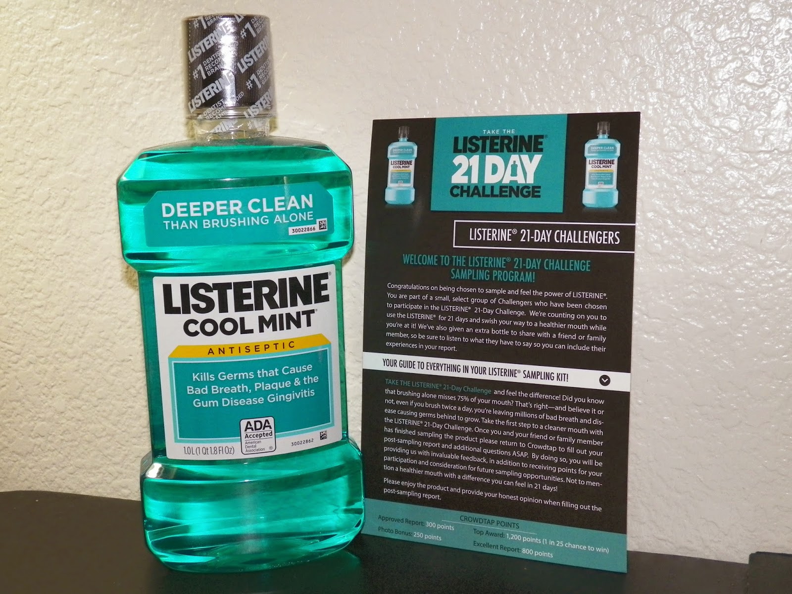 mygreatfinds Listerine 21daychallenge from Crowdtap Review