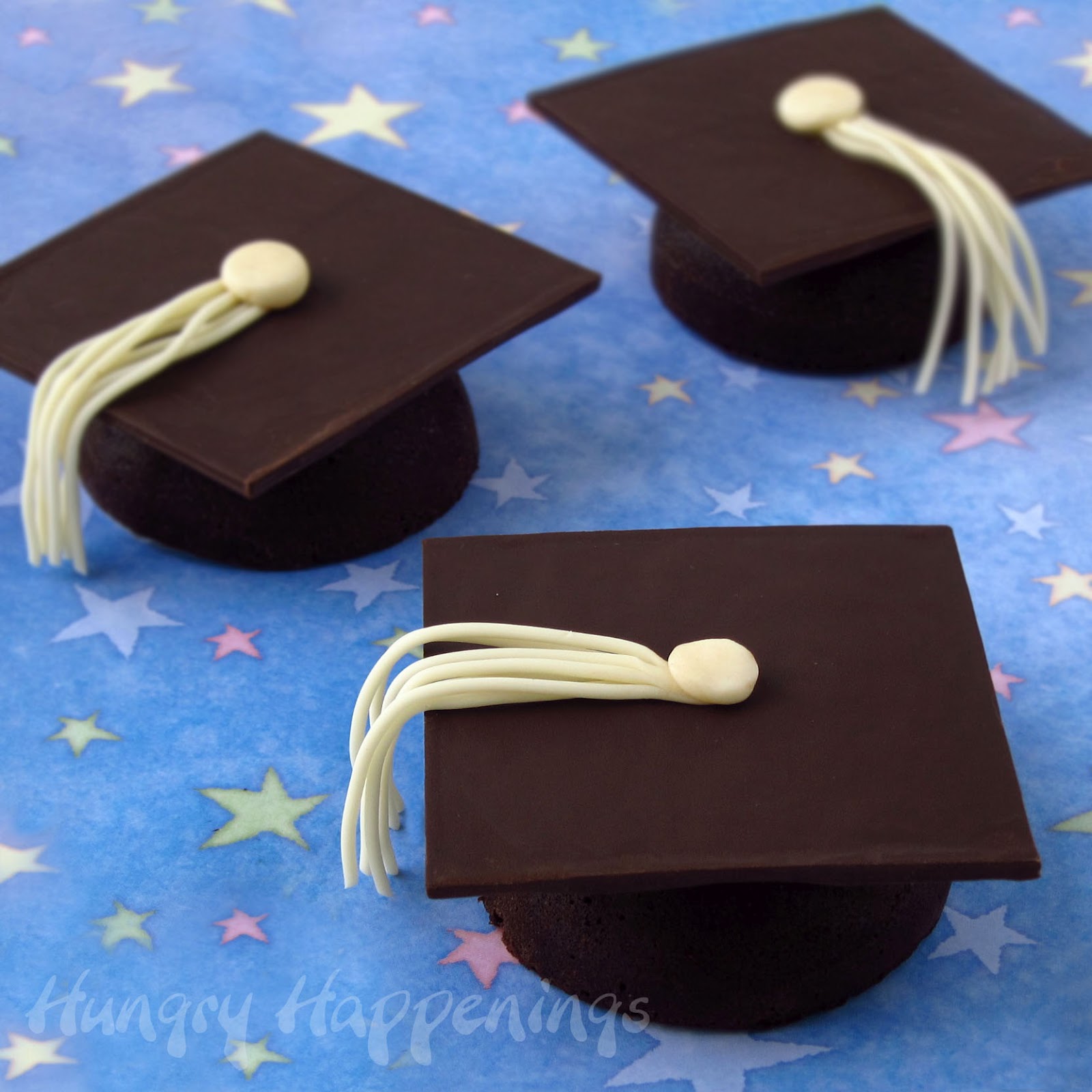One Two Tone Graduation Cap Hat Cake Topper & Diploma Decorations NEW LOOK!!! 
