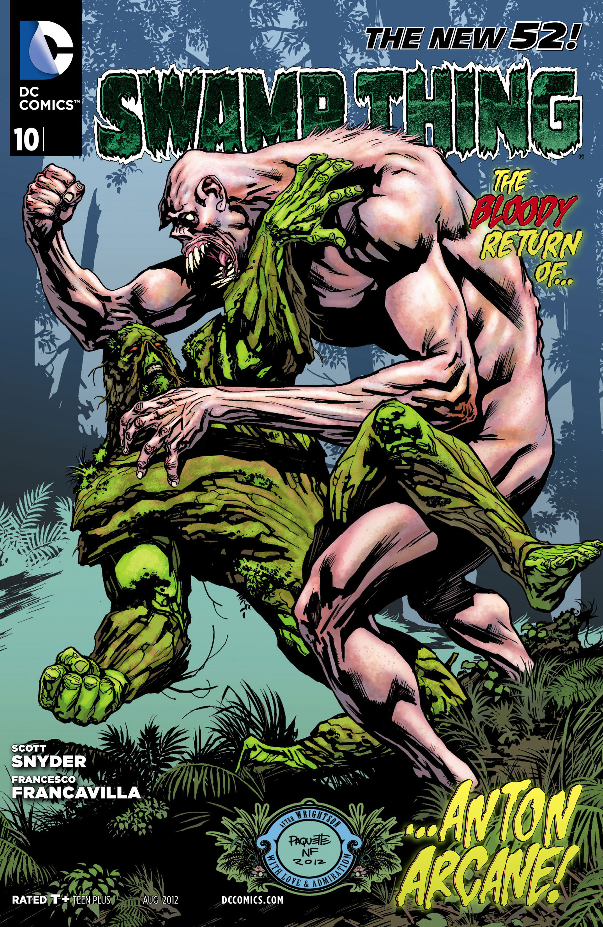Read online Swamp Thing (2011) comic -  Issue #10 - 1