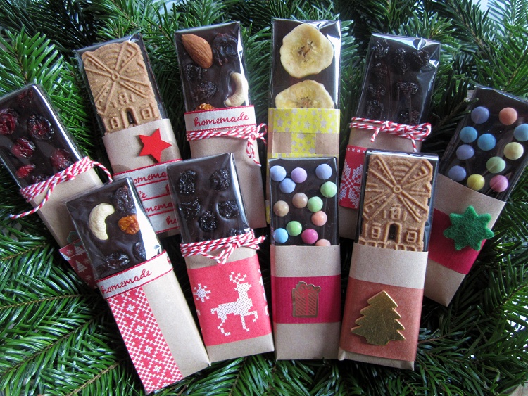 Tutorial Schokolade hübsch verpackt - Geschenkverpackungen für Schokolade selber machen 13