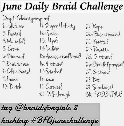 June Daily Braid Challenge