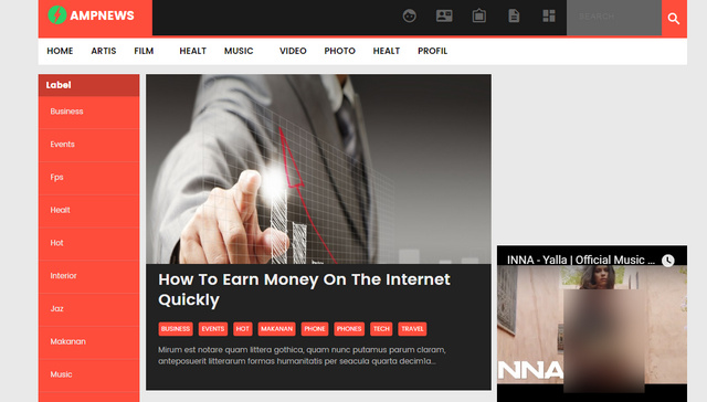 New Updates, AMPNews Valid AMP HTML Blogger Templates New Updates, AMPNews Valid AMP HTML Blogger Templates