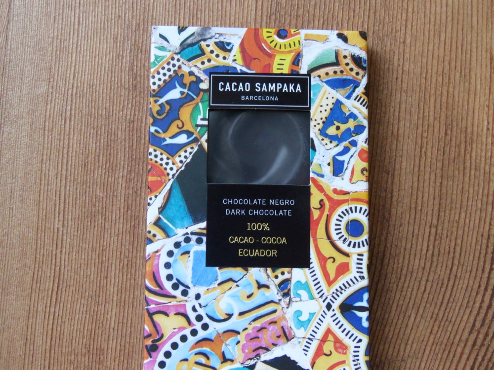 Chocolate Banquet Cacao Sampaka Chocolate Negro/Dark Chocolate 100 Cacao Ecuador bar Nov