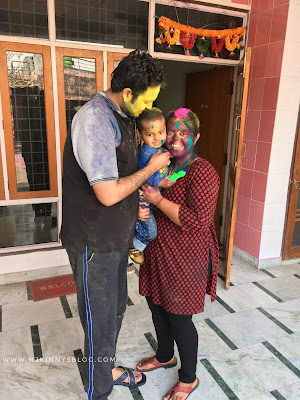 Family playing Holi Holi: Simple tips to keep your skin, hair and nails looking awesome