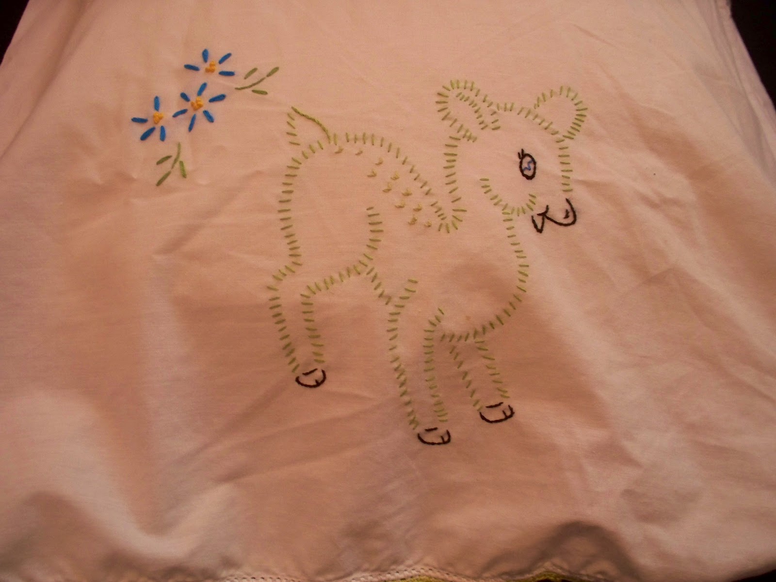 Embroidered Pillowcases Adventures of a DIY Mom