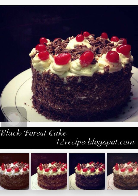 Black Forest Cake in Pressure Cooker Recipe Book