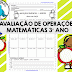 Avaliação de operações matemáticas para 3º ano