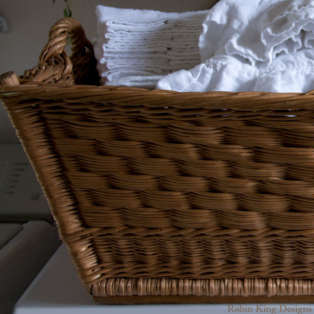 Robin King Designs Vintage French Laundry Basket