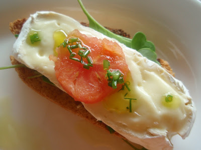 tosta de pan con queso al estilo belga