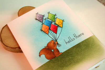 Rainbow Kite Card by Jess Crafts featuring Gerda Steiner Designs Happy Fall