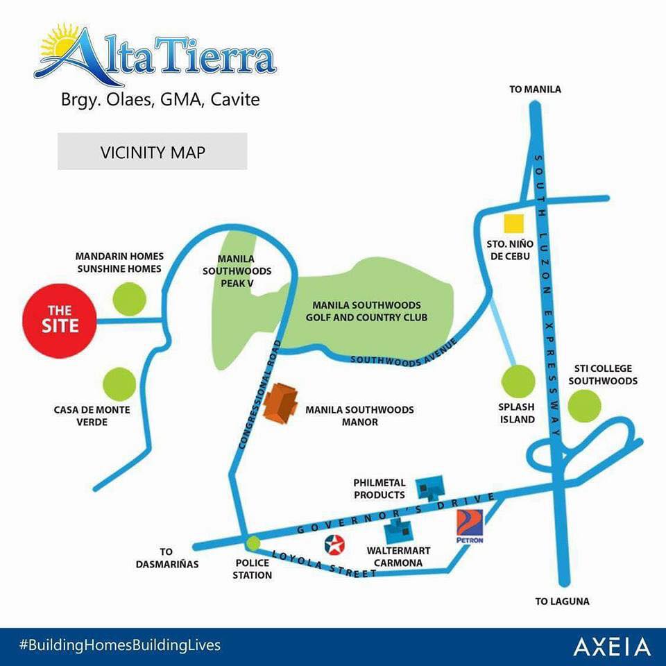 ALTA TIERRA Phase 4 House and Lot 1ride to Alabang, GMA Cavite