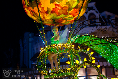 Tinkerbell, Magic Kingdom Electric Light Parade Focused on the Magic