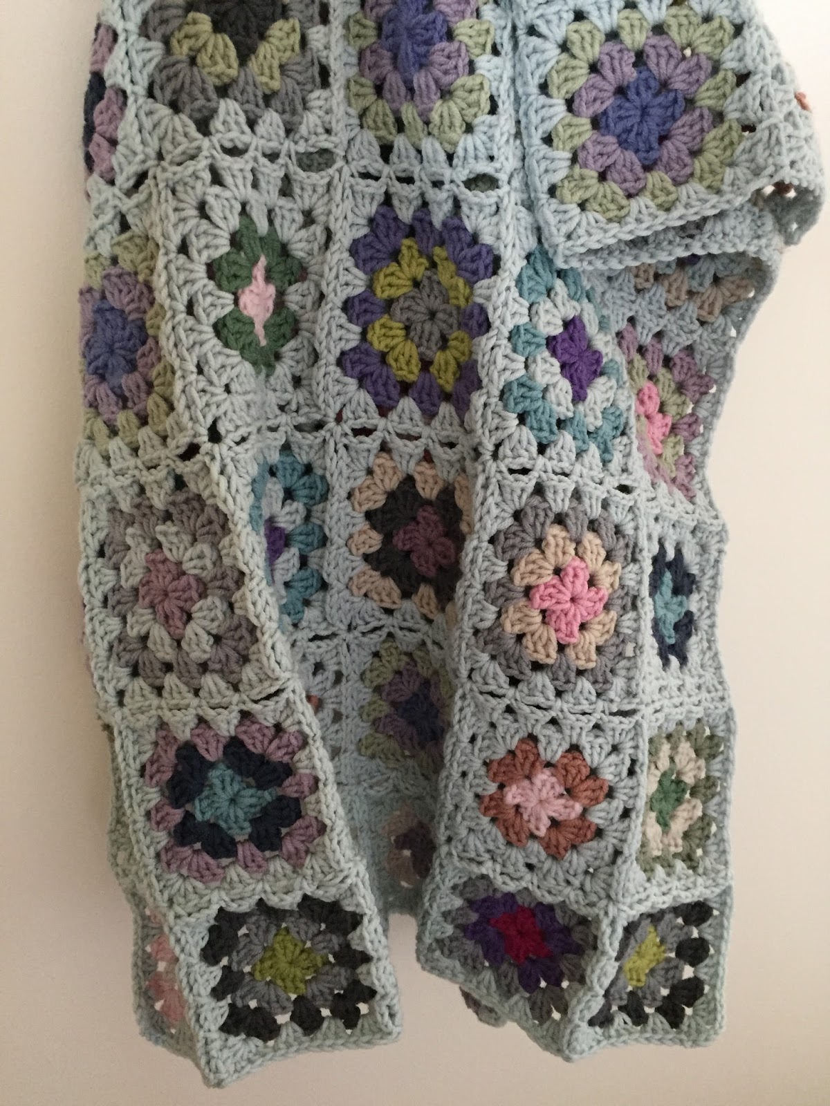 Granny Square Blanket Size Chart