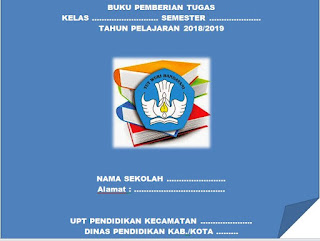 Cover / Sampul Buku Pemberian Tugas Guru Kepada Siswa-https://librarypendidikan.blogspot.com/