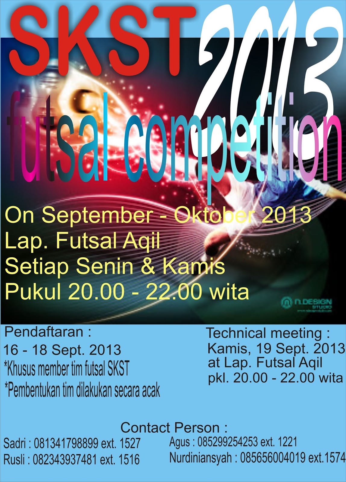 Tanur Tour and Travel contoh spanduk futsal competition