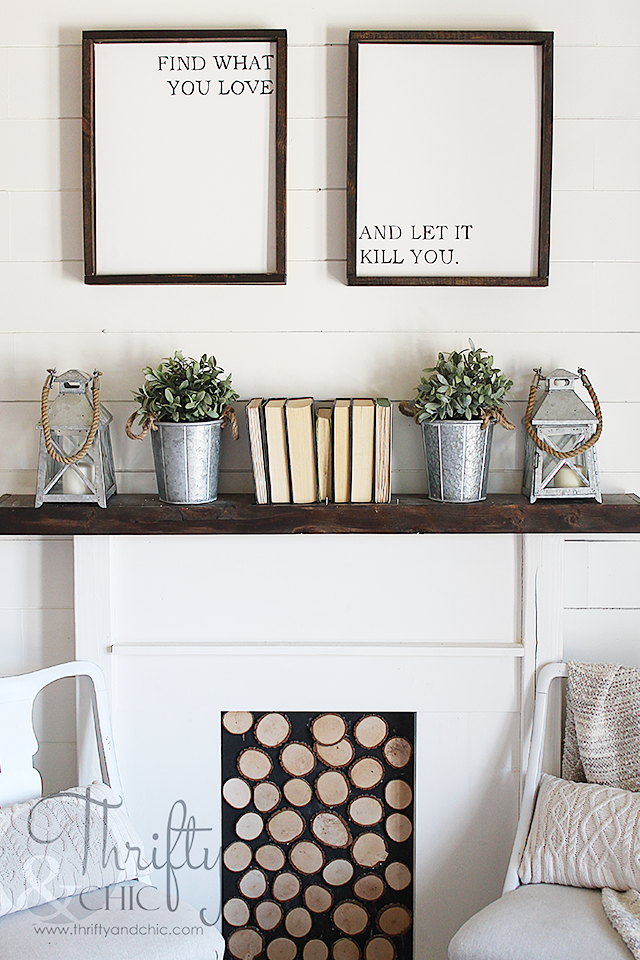 DIY Framed Canvas Signs