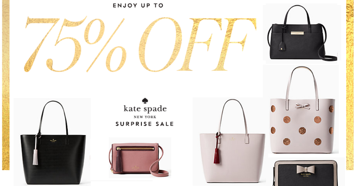 Kate Spade Up To 75% Off Surprise Sale: Handbags From $59, Wallets ...