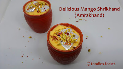 Mango Shrikhand recipe | Amrakhand Recipe