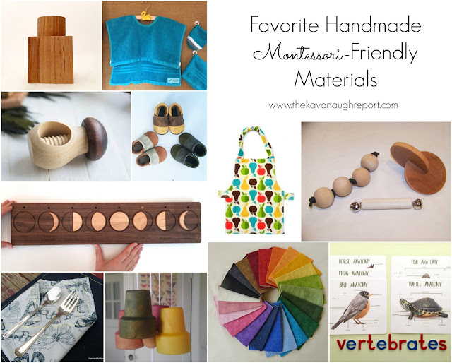 Handmade Montessori Material Finds