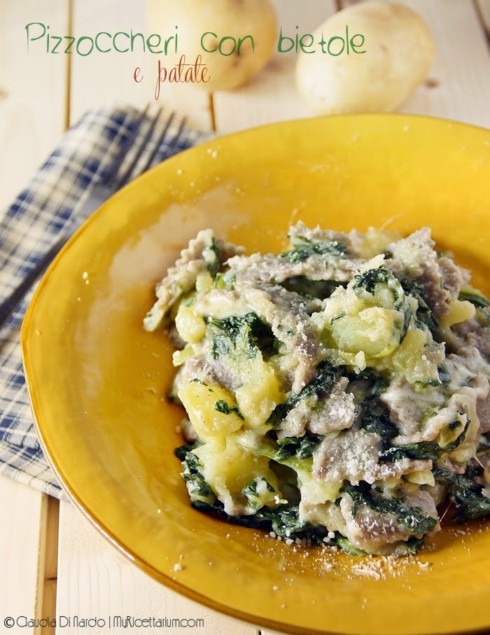 pizzoccheri con bietole e patate