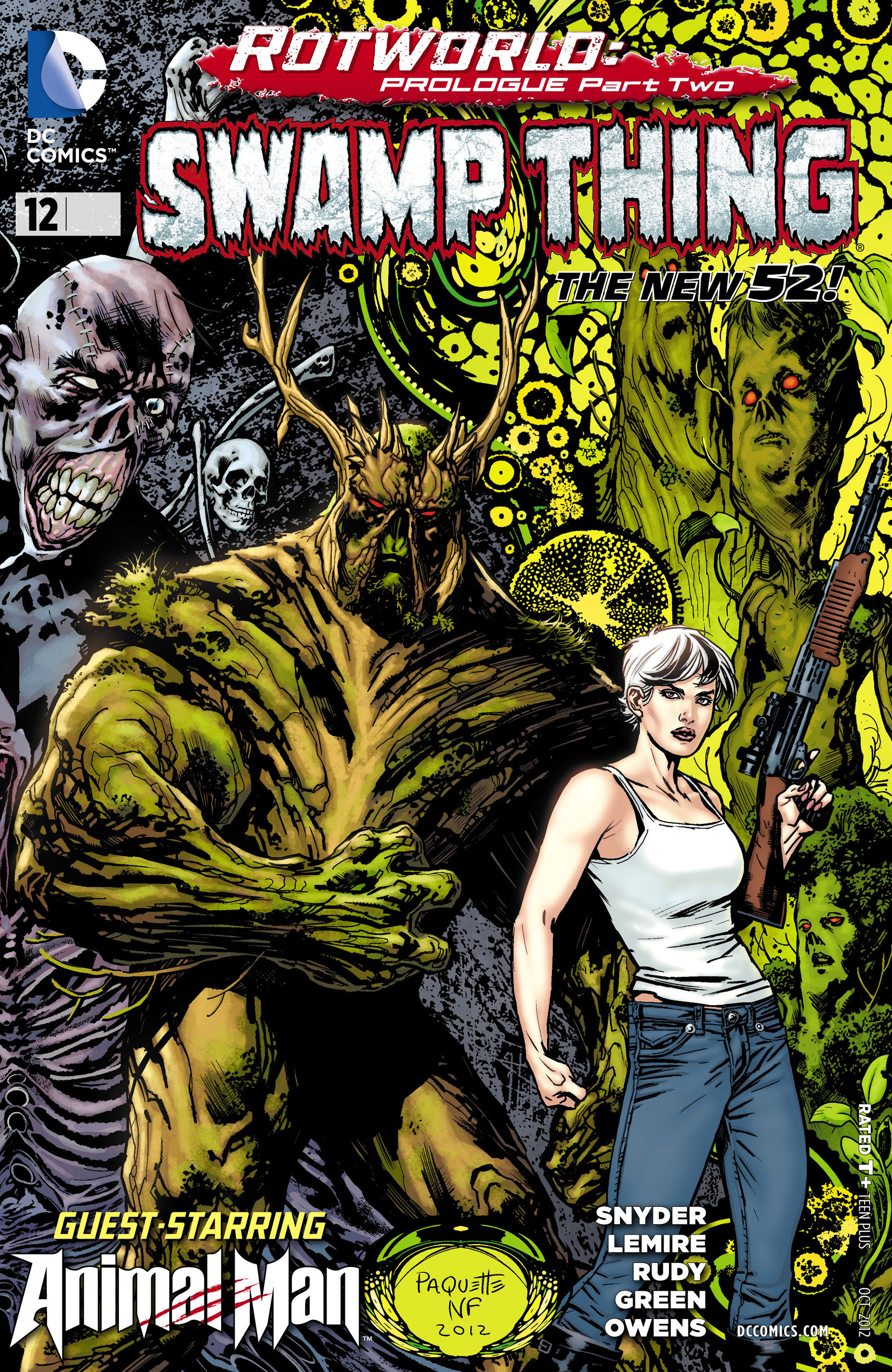 Read online Swamp Thing (2011) comic -  Issue #12 - 1