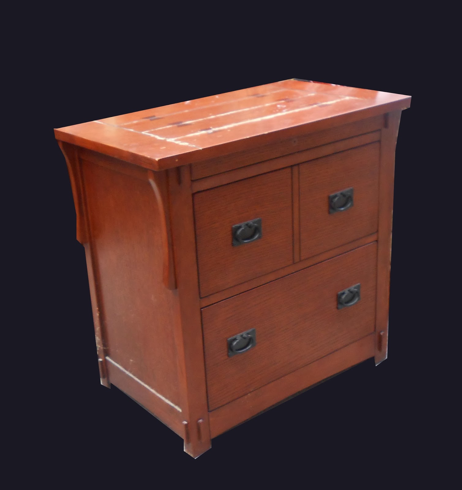 Uhuru Furniture & Collectibles Pair of Mission Style NightstandsSOLD