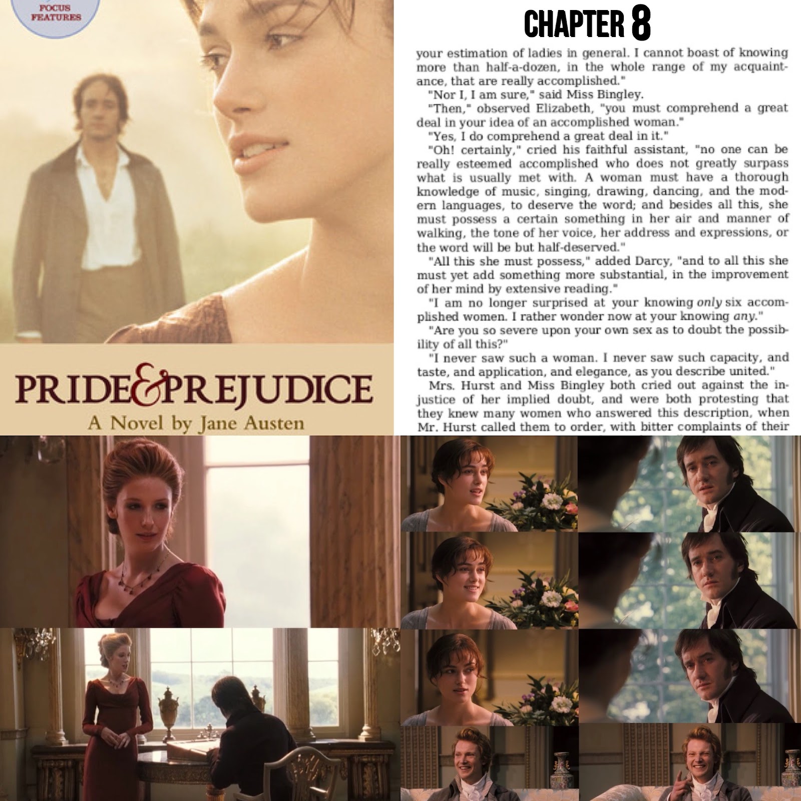 chapter 6 pride and prejudice Conversations between elizabeth bennet and her friend charlotte about jane & bingley's relationship pride and prejudice - chapter 6 novel. chapter 6 pride and prejudice Conversations between elizabeth bennet and her friend charlotte about jane & bingley's relationship pride and prejudice - chapter 6 novel.