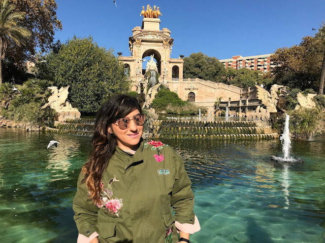Romwe Army Green Embroidery Drawstring Coat With Zipper Romwe Army Green Embroidery Drawstring Coat With Zipper