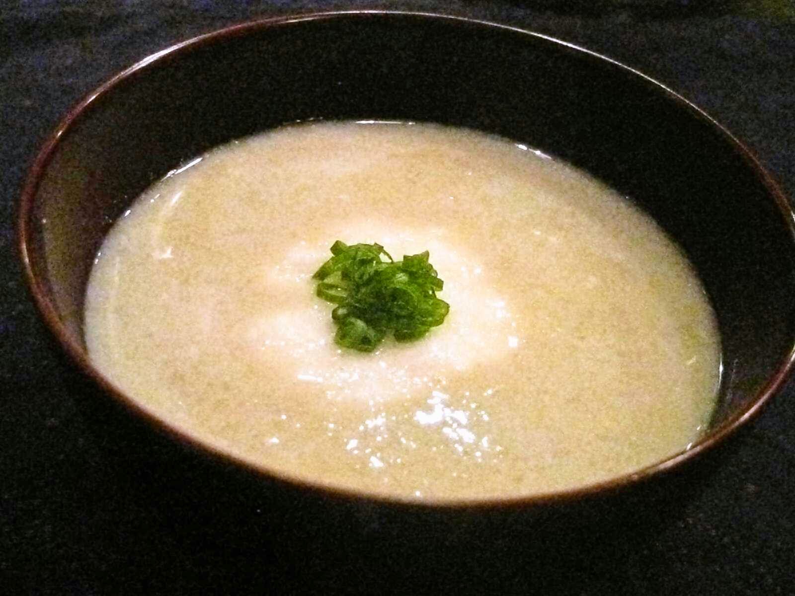 Recipes for Tom Gobo no surinagashi, tonyujitate / soy milk miso soup