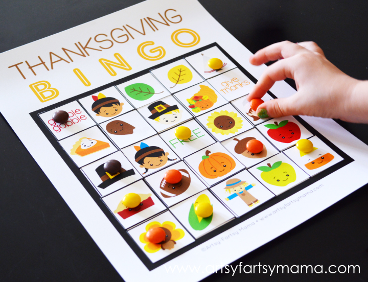 Free Printable Thanksgiving Bingo