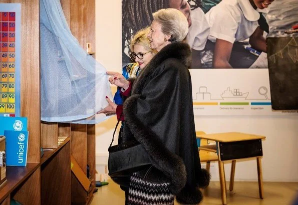 Danish Princess Benedikte visited UN City and UNICEF warehouse in Copenhagen