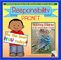 Responsibility Character Education - Social Skills Teaching Packet