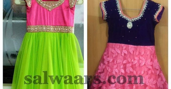 Pretty Long Frocks for Kids - Indian Dresses