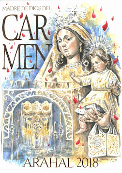 Cartel Madre de Dios del Carmen Arahal 2018