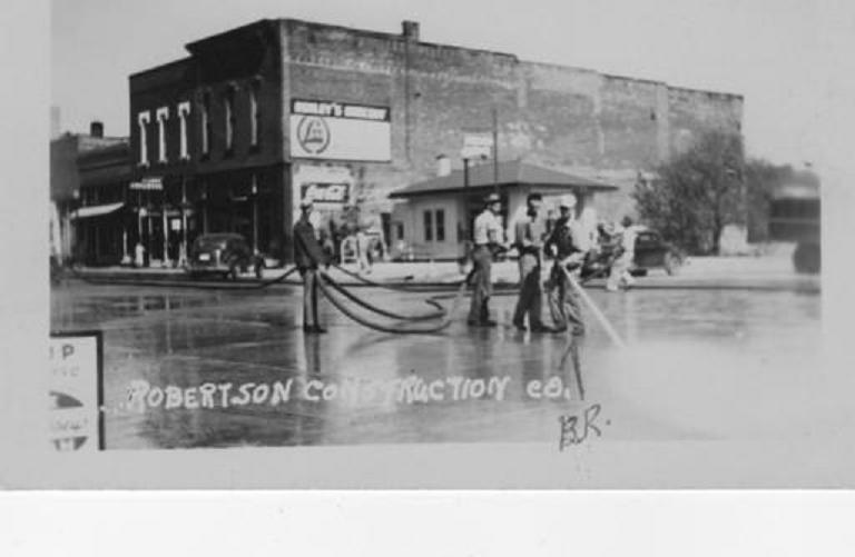 Rich Hill Missouri History Then and Now Working on the Roads