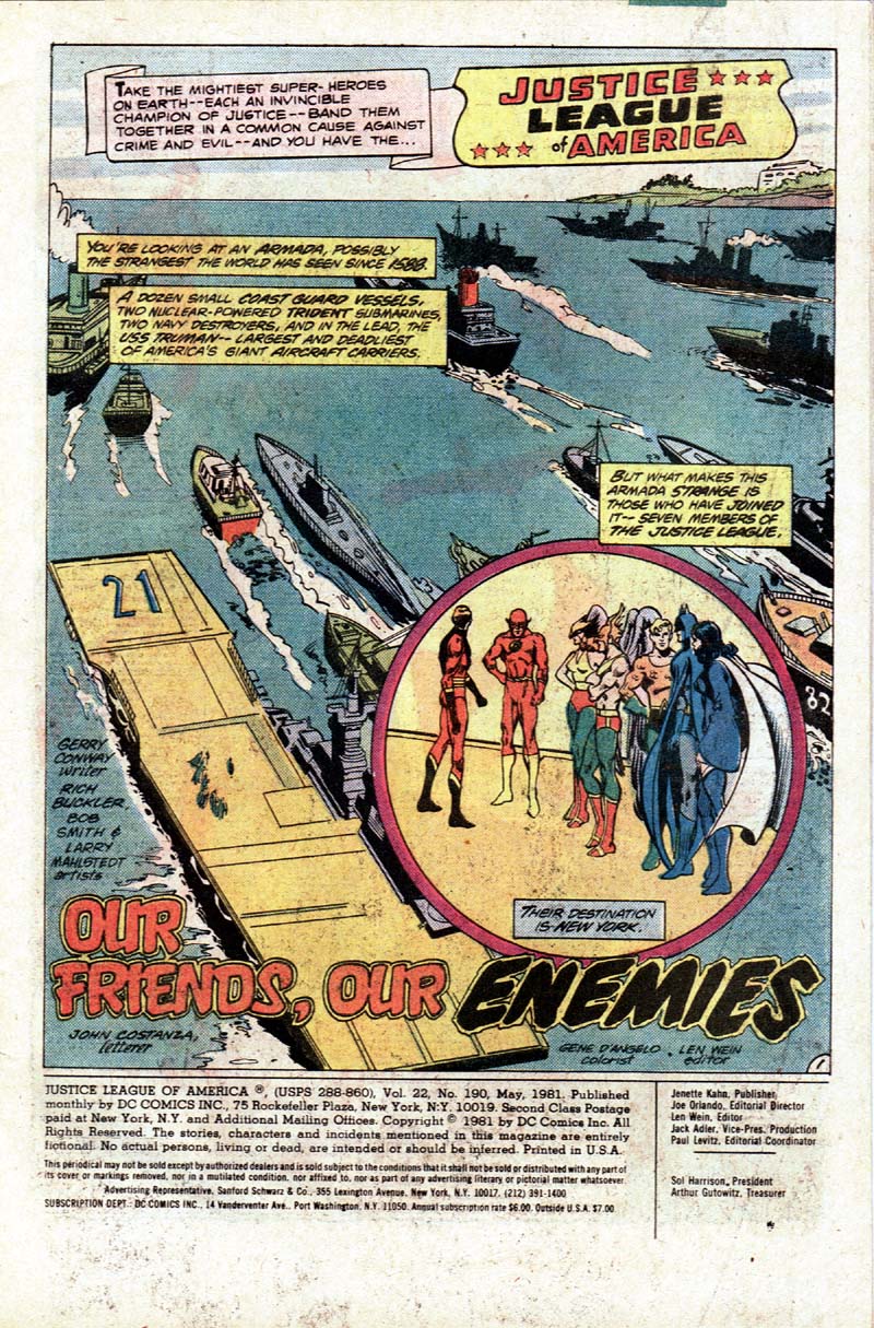 Justice League of America (1960) 190 Page 1