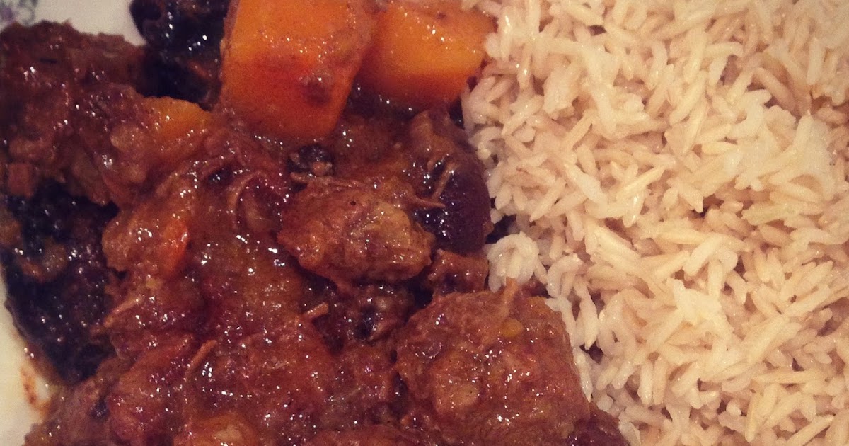 Luscious Lamb, Butternut Squash and Prune Tagine
