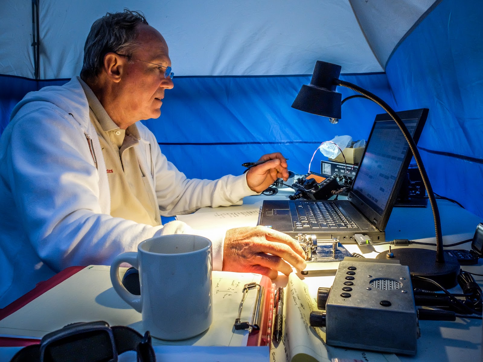 Ham Radio QRP First Field Day as a CW operator